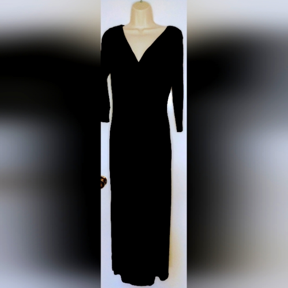 Ralph Lauren Glam black evening gown